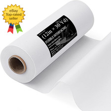 Light Weight 12"X 30 Yards Fusible Interfacing for Sewing Iron On Non Woven Inte