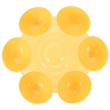Yardwe Flowers Pet Feeding Bowl 14.17 Inch 36X36X6CM, Yellow