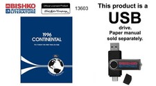 1996 Lincoln Continental Factory Shop Service Manual Usb Drive