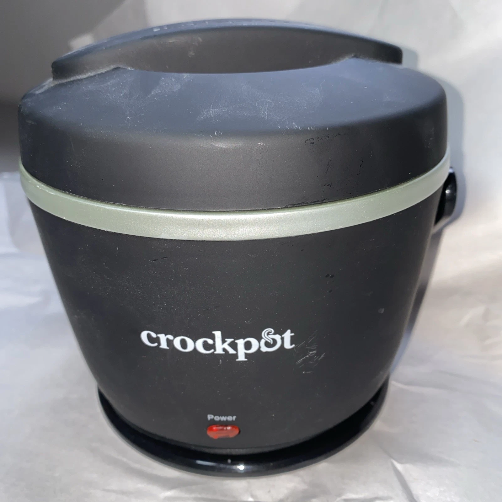 Crockpot Lunch Crock Food Warmer Black Portable Electric Lunch Box CPSCLC20-N1