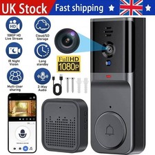 Wireless WiFi Video Doorbell Smart Phone Camera Door Bell Ring Intercom Security