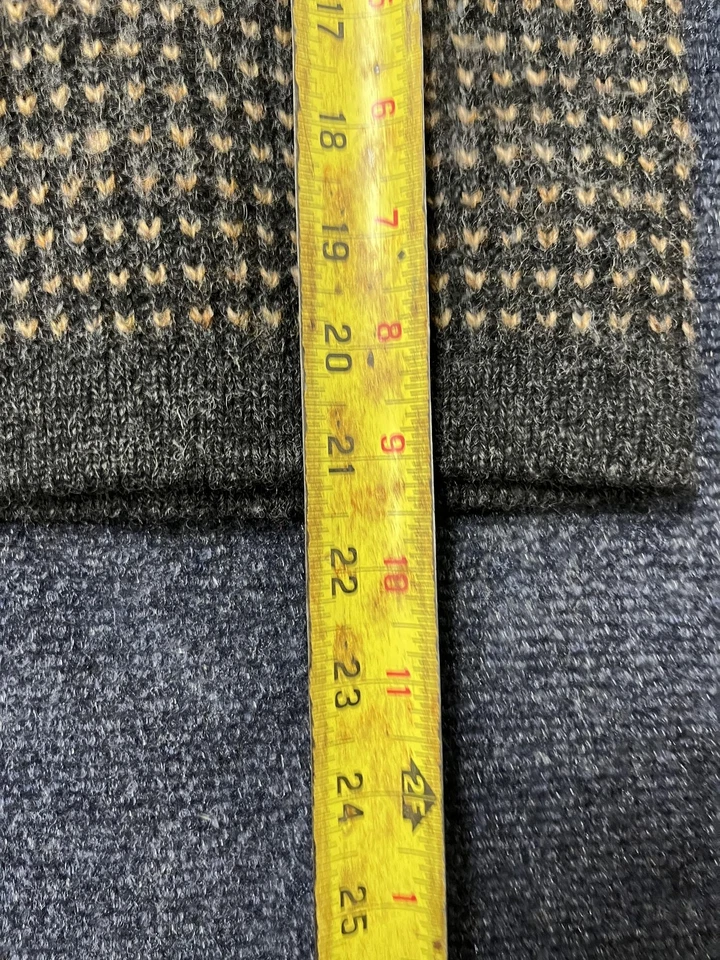 Suéter Woolrich Mujer Grande Negro Lana Botón Frontal Cárdigan Lana de Cordero Foto 4 de 4