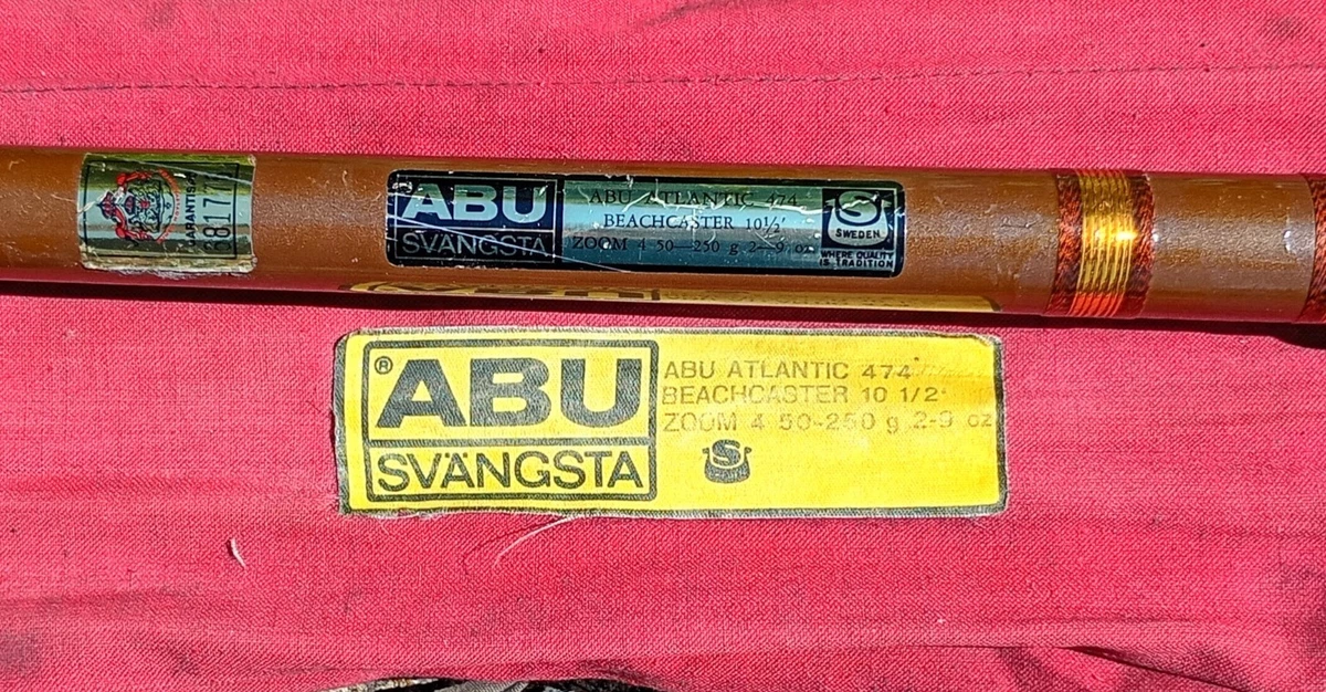 Caña de pescar de mar Abu (Svangsta) Atlantic 474 Beachcaster Zoom (4) 10 1/2' 2-9 oz