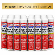 Lucas Oil 10005 Red "N" Tacky Grease 14-ounce 540&deg;F Drop Point (Pack of 20)