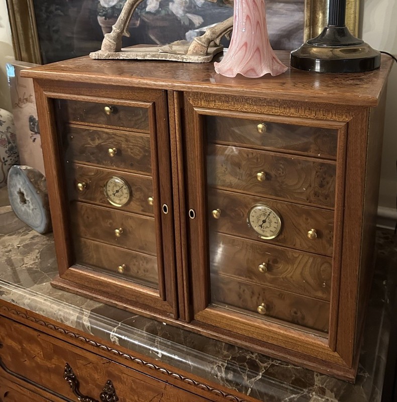 Agresti Italian Wood Cabinet Humidor