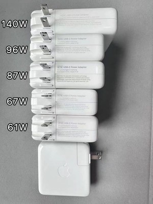 Genuine 140W 96W 87W 67W 61W 30W 20w USB-C  Adapter For Apple MacBook Pro 13 16