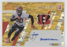 2017 Unparalleled Class of Rookie Yellow Wind Chimes 23/149 Josh Malone Auto 2t7