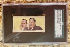 1939 Famous Film Stars Laurel and Hardy - Milky Way Bars Card #33 - SGC 3.5