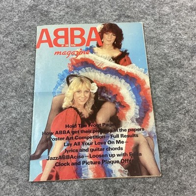 ABBA Official International Magazine No 39 Vintage Fan Club Issue Poster Missing