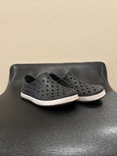 Cat Jack Toddler Shoes Size 7 Black Slip On Water Beach Outdoor Gray Summer