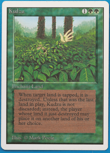 Kudzu Unlimited PLD (Green Rare Reserved List MTG Magic Card) (497637) ABUGames - Picture 1 of 2