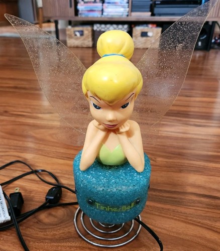 Disney Tinker Bell Night Light Princess Fairy Childs Desk Table w/ Spring Base - Picture 2 of 5