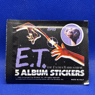 1982 Topps E.T. The Extra-Terrestrial Album Stickers Factory Sealed Pack