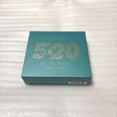Arashi 5×20 All The Best 1999-2019 CD DVD Set Used with Booklet