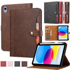 Smart Wallet Cover Flip Stand Case for iPad 5/6th 7th 8th 9th 10th 11th Gen Pro