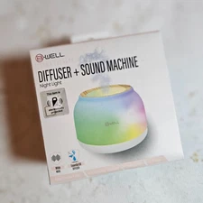 🌈 NEW B-Well Aroma Therapy Diffuser + Sound Machine Night Light | 5 Sound Modes