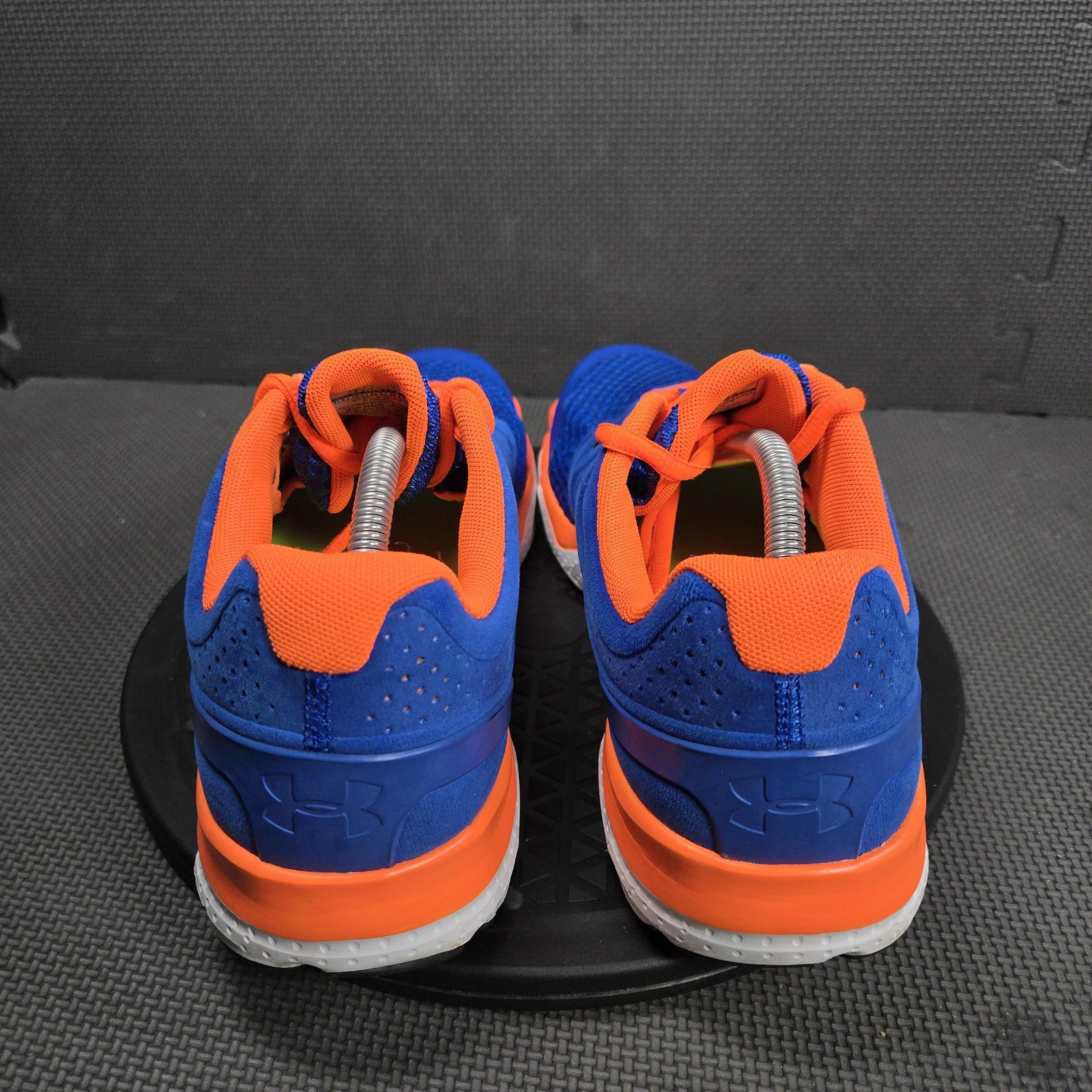 Under Armour Micro G Shoes Mens Size 11.5 Blue Orange Sneakers 1255123-406 thumbnail 4