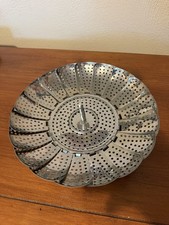 Metal Collapsible Vegetable Strainer Steamer Folding Basket Insert
