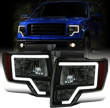 - Fits 2009-2014 Ford F150 Pickup Truck LED Tube Headlights Replacement Assembly