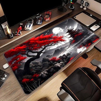 Large Mouse Pad Gift for Halloween Christmas Men Women Computer Pad Mat Decor  