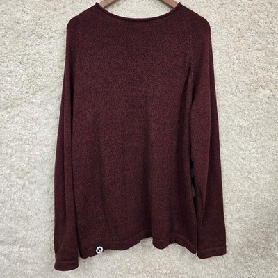 Paka Cusco Sweater Men's XL Burgundy Royal Alpaca Wool Handmade Knit