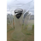 TRANSPARENT tank guard for Ducati, tank protection, new