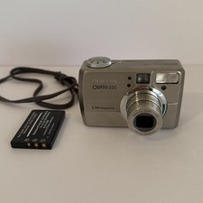 Pentax Optio 330 3.34 Megapixel CAMERA 7.6mm-22.8mm Lens - Works - With Charger