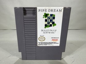 Vintage 1990 Nintendo NES Pipe Dream Bullet-Proof Video Console Game Cartridge