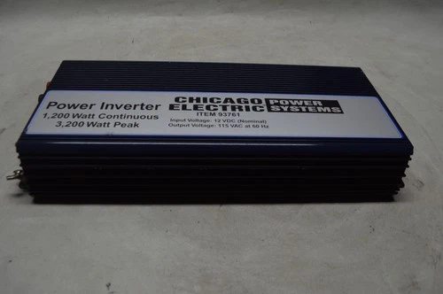 Chicago Electric Model 93761 Power Inverter1200/3200 Watt