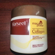 Collagen Maca Essence Repair Hair Treatment 500ml Repair Dry Damaged Treated Hai