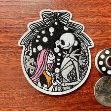 Nightmare Before Christmas Patch Jack and Sal...