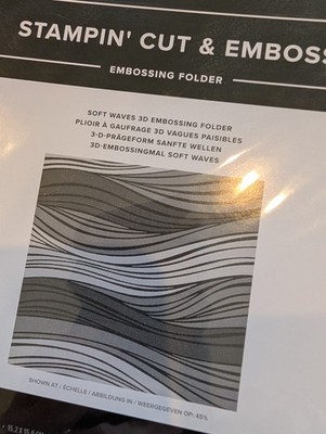 Stampin Up -  Soft Waves 3D Embossing Folder