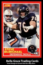 1989 Score Steve McMichael #207 Chicago Bears NFL Football