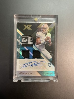 2020 Panini XR Tua Tagovailoa Triple Swatch Auto 1/1 🔥🔥🔥