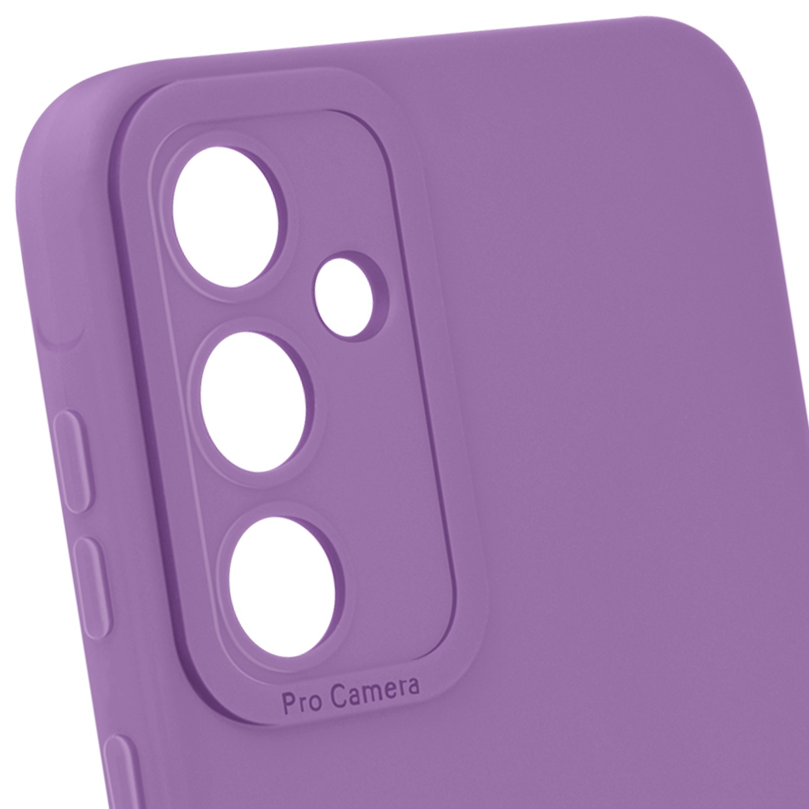 Coque rigide Galaxy A35 violet foncé finition soft touch - 2