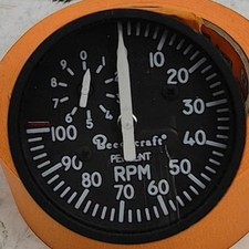 Indicator - Tachometer 50-380034-3 A/C Instrument & Development B366-3