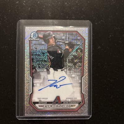 2026 Bowman Chrome Ryan Waldschmidt Chrome Auto Mojo Refractor   Diamondbacks