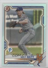2021 Bowman Draft 1st Edition Sky Blue Foil Brett Baty #BD-130 7iu