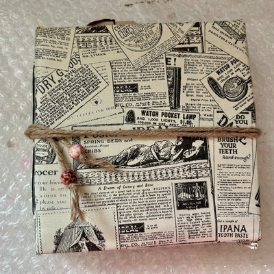 junk journal buch, Unikat, Handarbeit, Notizbuch, Vintage, Spitze