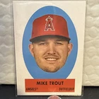 Topps 2021 Archives Mike Trout 1963 Peel-Offs #69PO-1 Angels Baseball Card