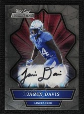 2021 Wild Card Alumination Jamin Davis Rookie Auto RC 0jd0. rookie card picture