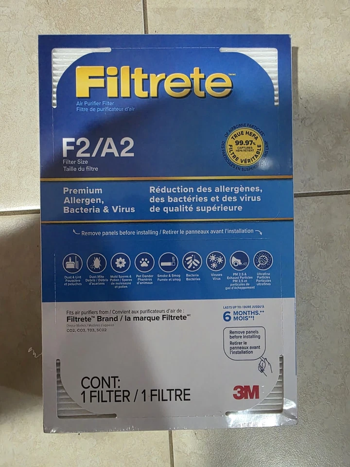 Filtrete Premium Allergen Air Filter: for Smart Air Purifier 150 Sq. Ft. Medium - Image 2 of 4