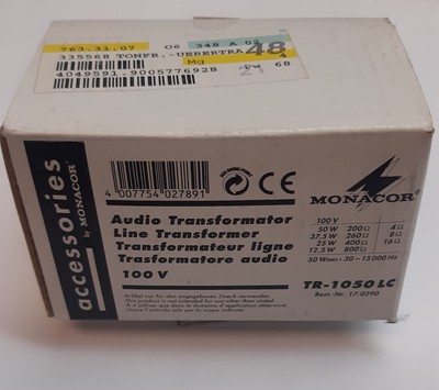 MONACOR TR-1050LC 100-V-Leistungs-Audio-Transformatoren