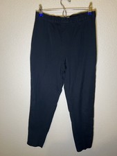 VTG 90s Gap Black Side Button Trousers Women s 12 Fits Small 28x29 High Waist