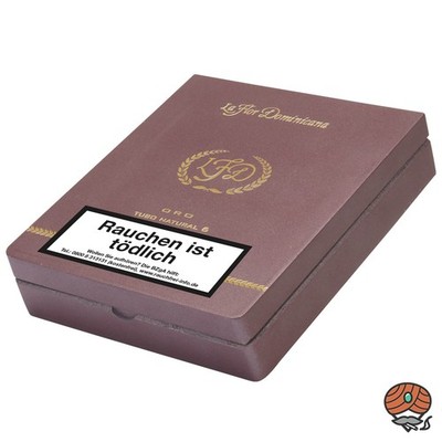 La Flor Dominicana Oro Natural Tubo Toro Zigarren 5er Kiste