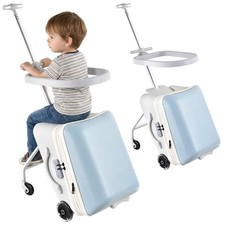 20 Inch Expandable Luggage With Spinner Wheelslarge Suitcases With Child Seat