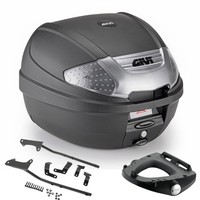 Set Bauletto E300NT2B [ Givi ] + Halterungen Aprilia Shiver 750 2016 2017 2018