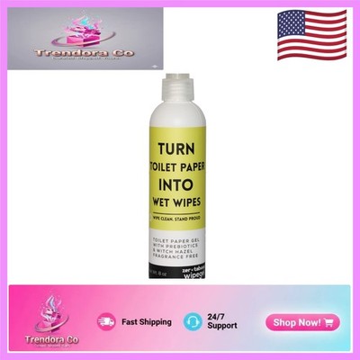 Eco-Friendly Witch Hazel Gel, 400 Uses - Gentle Flushable Wipes for Skin Care