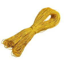 98 Yard Metallic Cord,1.2mm 0.05inch Gold Ornaments Strings