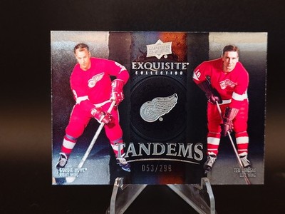 Gordie Howe & Tod Lindsay /299 Exquisit 2024-25, Tandems, Detroit Red Wings